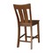 International Concepts Ava Solid Wood Counter Height Bar Stool - 24" Seat Height - Espresso S581-132 - alternate 6